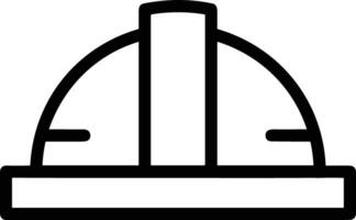 Safety helmet icon symbol image vector. Illustration of the head protector industrial engineer worker design image vector