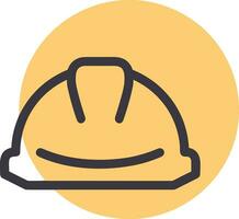 Safety helmet icon symbol image vector. Illustration of the head protector industrial engineer worker design image vector