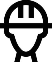 Safety helmet icon symbol image vector. Illustration of the head protector industrial engineer worker design image vector
