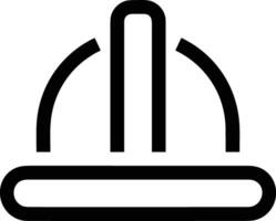 Safety helmet icon symbol image vector. Illustration of the head protector industrial engineer worker design image vector