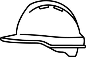 Safety helmet icon symbol image vector. Illustration of the head protector industrial engineer worker design image vector