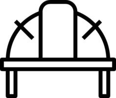 Safety helmet icon symbol image vector. Illustration of the head protector industrial engineer worker design image vector