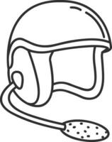 Safety helmet icon symbol image vector. Illustration of the head protector industrial engineer worker design image vector