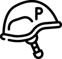 Safety helmet icon symbol image vector. Illustration of the head protector industrial engineer worker design image vector