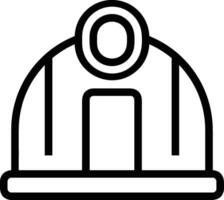 Safety helmet icon symbol image vector. Illustration of the head protector industrial engineer worker design image vector