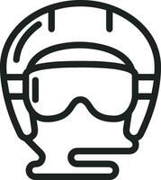 Safety helmet icon symbol image vector. Illustration of the head protector industrial engineer worker design image vector