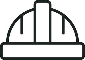 Safety helmet icon symbol image vector. Illustration of the head protector industrial engineer worker design image vector