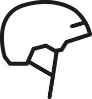 Safety helmet icon symbol image vector. Illustration of the head protector industrial engineer worker design image vector