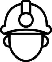 Safety helmet icon symbol image vector. Illustration of the head protector industrial engineer worker design image vector