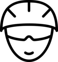 Safety helmet icon symbol image vector. Illustration of the head protector industrial engineer worker design image vector