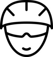 Safety helmet icon symbol image vector. Illustration of the head protector industrial engineer worker design image vector