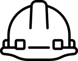 Safety helmet icon symbol image vector. Illustration of the head protector industrial engineer worker design image vector