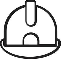 Safety helmet icon symbol image vector. Illustration of the head protector industrial engineer worker design image vector