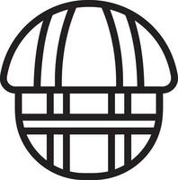 Safety helmet icon symbol image vector. Illustration of the head protector industrial engineer worker design image vector