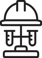 Safety helmet icon symbol image vector. Illustration of the head protector industrial engineer worker design image vector