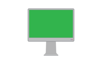 3D Computer monitor PNG File