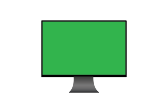 3D Computer monitor PNG File