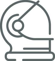 Safety helmet icon symbol image vector. Illustration of the head protector industrial engineer worker design image vector