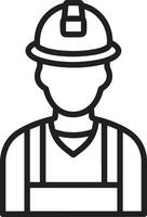 Safety helmet icon symbol image vector. Illustration of the head protector industrial engineer worker design image vector