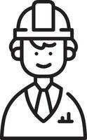 Safety helmet icon symbol image vector. Illustration of the head protector industrial engineer worker design image vector