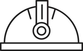 Safety helmet icon symbol image vector. Illustration of the head protector industrial engineer worker design image vector