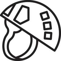 Safety helmet icon symbol image vector. Illustration of the head protector industrial engineer worker design image vector