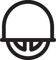Safety helmet icon symbol image vector. Illustration of the head protector industrial engineer worker design image vector