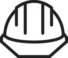 Safety helmet icon symbol image vector. Illustration of the head protector industrial engineer worker design image vector