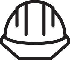 Safety helmet icon symbol image vector. Illustration of the head protector industrial engineer worker design image vector