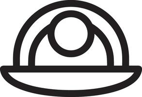 Safety helmet icon symbol image vector. Illustration of the head protector industrial engineer worker design image vector