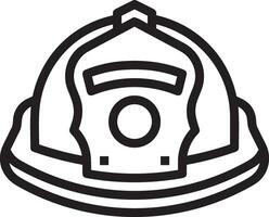 Safety helmet icon symbol image vector. Illustration of the head protector industrial engineer worker design image vector