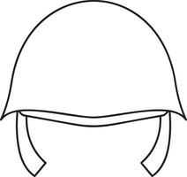 Safety helmet icon symbol image vector. Illustration of the head protector industrial engineer worker design image vector