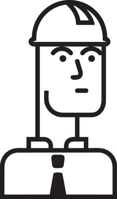 Safety helmet icon symbol image vector. Illustration of the head protector industrial engineer worker design image