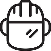 Safety helmet icon symbol image vector. Illustration of the head protector industrial engineer worker design image vector