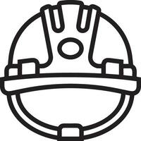 Safety helmet icon symbol image vector. Illustration of the head protector industrial engineer worker design image vector