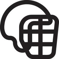 Safety helmet icon symbol image vector. Illustration of the head protector industrial engineer worker design image vector