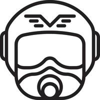 Safety helmet icon symbol image vector. Illustration of the head protector industrial engineer worker design image vector