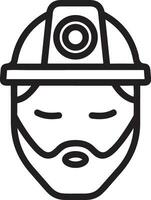 Safety helmet icon symbol image vector. Illustration of the head protector industrial engineer worker design image vector