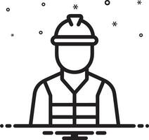 Safety helmet icon symbol image vector. Illustration of the head protector industrial engineer worker design image vector