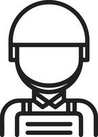 Safety helmet icon symbol image vector. Illustration of the head protector industrial engineer worker design image vector