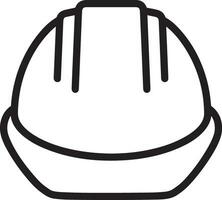 Safety helmet icon symbol image vector. Illustration of the head protector industrial engineer worker design image vector