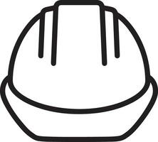 Safety helmet icon symbol image vector. Illustration of the head protector industrial engineer worker design image vector