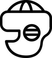 Safety helmet icon symbol image vector. Illustration of the head protector industrial engineer worker design image vector