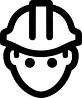 Safety helmet icon symbol image vector. Illustration of the head protector industrial engineer worker design image vector