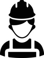 la seguridad casco icono símbolo imagen vector. ilustración de el cabeza protector industrial ingeniero trabajador diseño imagen vector