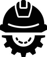 Safety helmet icon symbol image vector. Illustration of the head protector industrial engineer worker design image vector