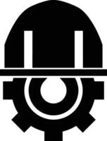 Safety helmet icon symbol image vector. Illustration of the head protector industrial engineer worker design image vector