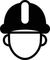 Safety helmet icon symbol image vector. Illustration of the head protector industrial engineer worker design image vector