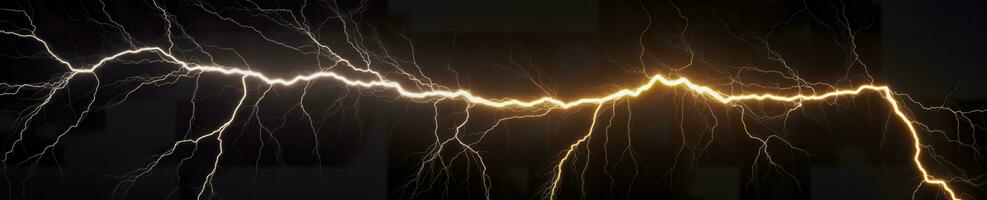 flat thunder lightning texture. Generative AI photo