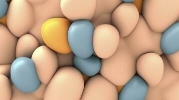 Stones Shape Background. Generative AI photo